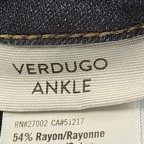 Paige Verdugo Ankle Jeans Womens Denim Size 28 Rayon Blend - Picture 4 of 12